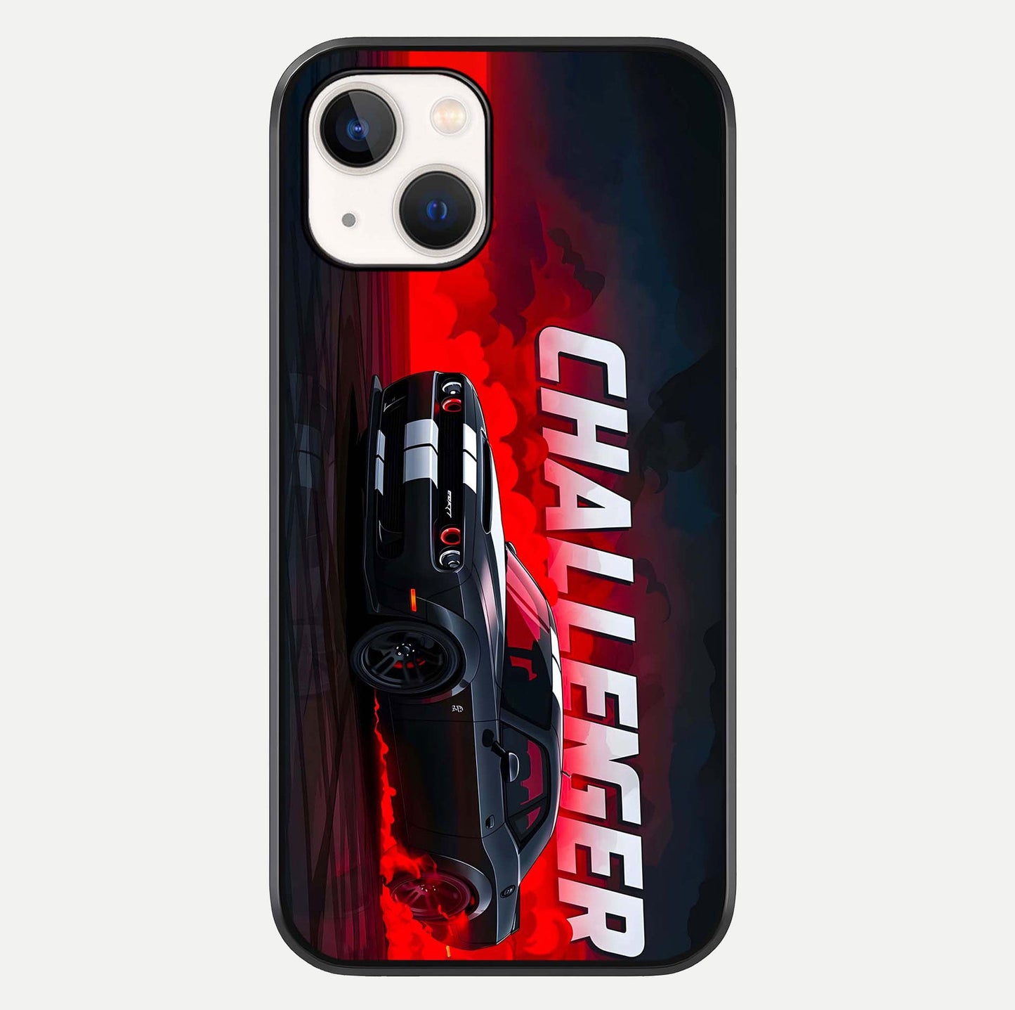 Crimson Challenger Fury Glass Case For iPhone 14 by Custom World