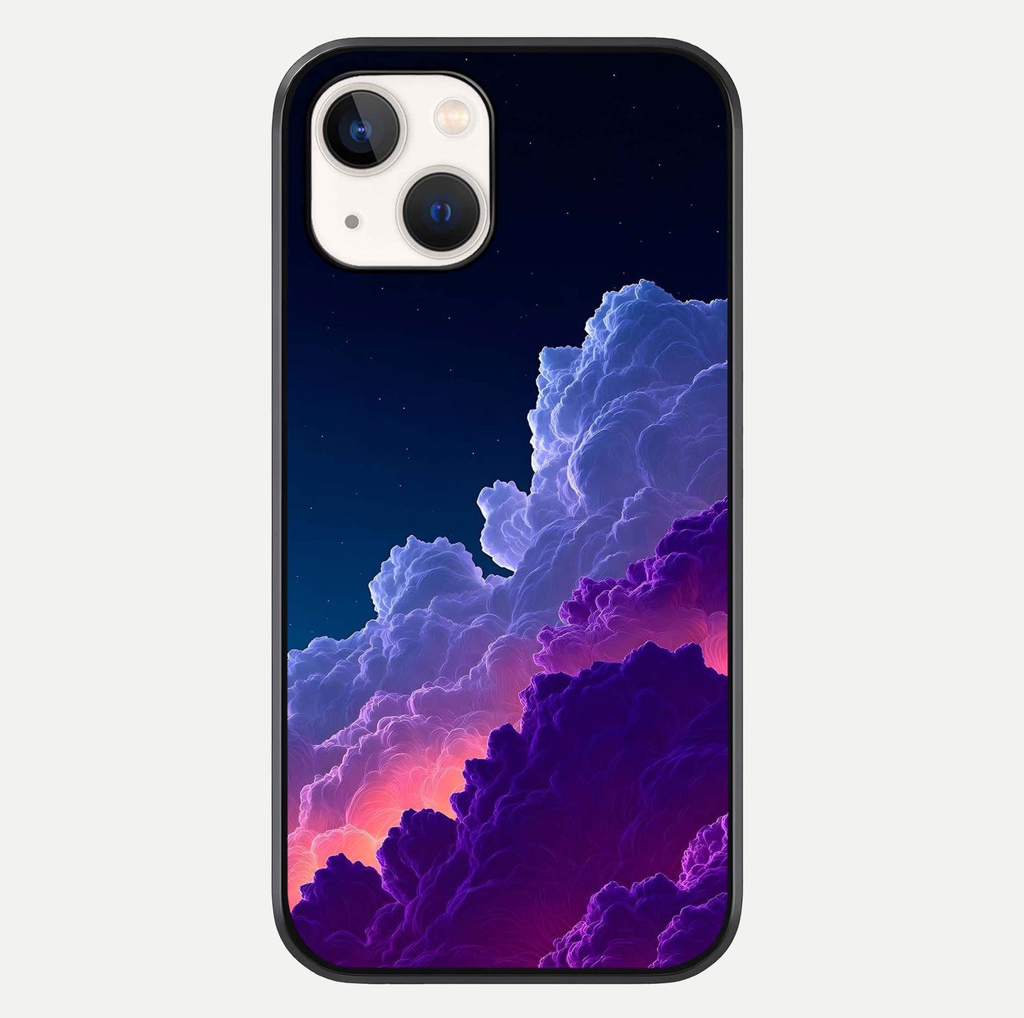 Dreamy Cloud Skies Glass Case For iPhone 14 by Custom World