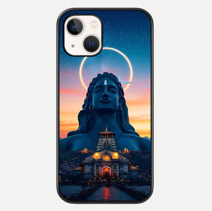 Eternal Shiva Aura Glass Case For iPhone 14 by Custom World