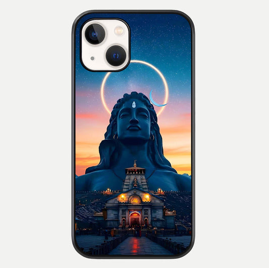 Eternal Shiva Aura Glass Case For iPhone 14 by Custom World