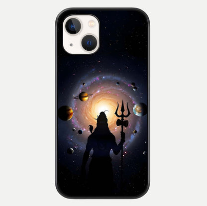 Galactic Shiva Vision Glass Case For iPhone 14 by Custom World