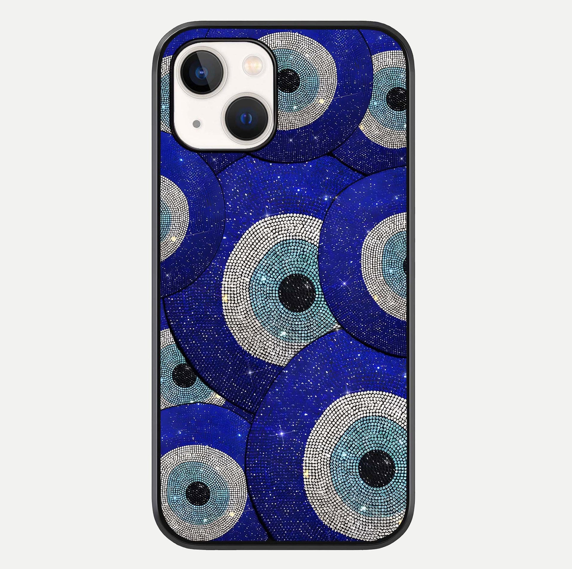 Galaxy Eye Flow Glass Case For iPhone 14 by Custom World