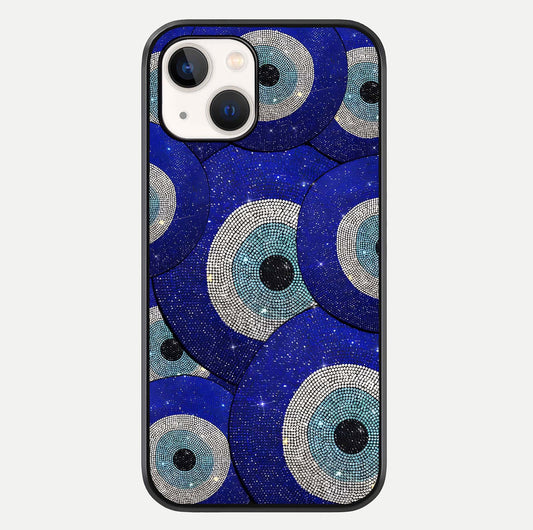 Galaxy Eye Flow Glass Case For iPhone 14 by Custom World