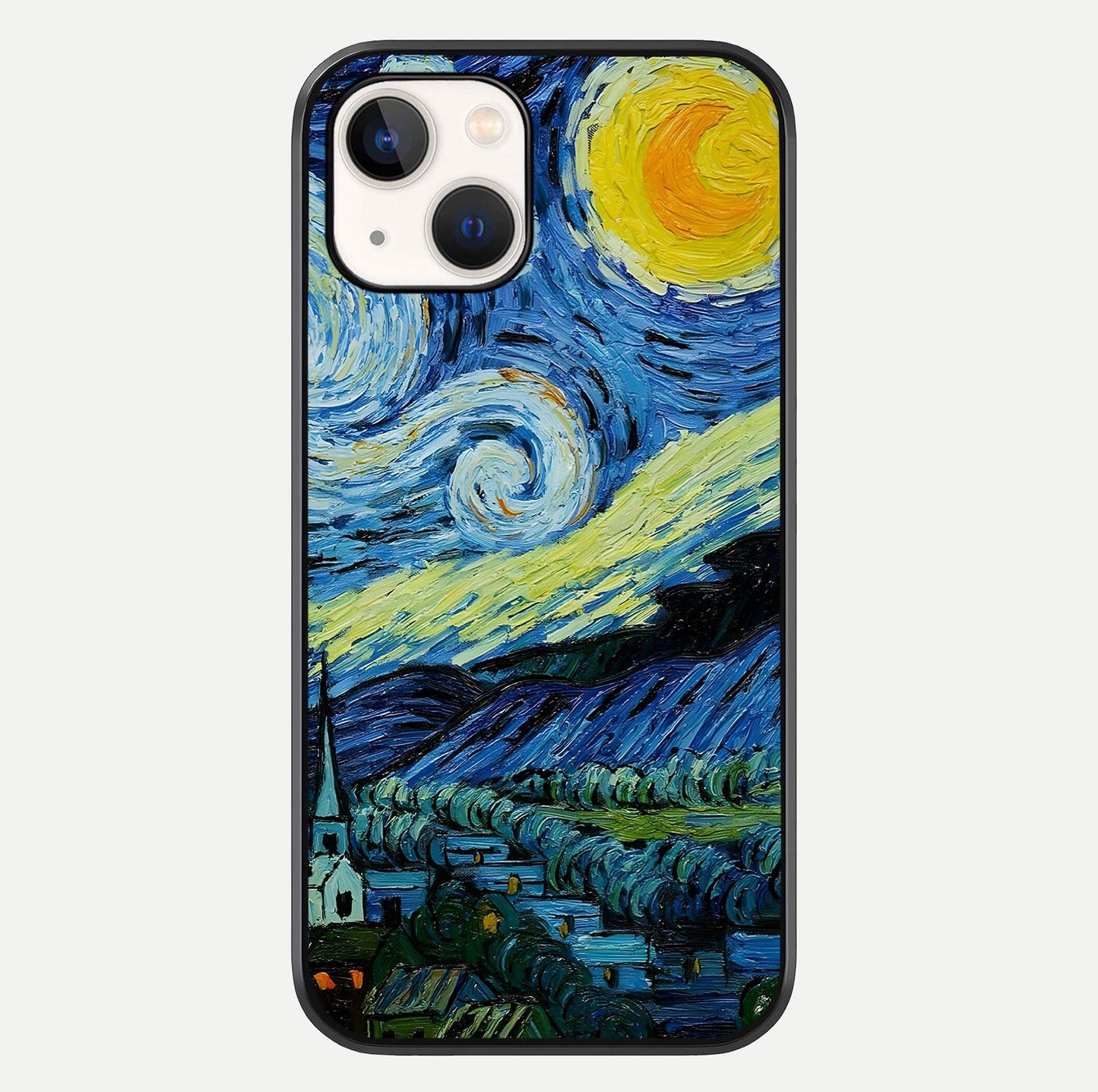 Inspired Van Gogh Art Glass Case For iPhone 14 by Custom World