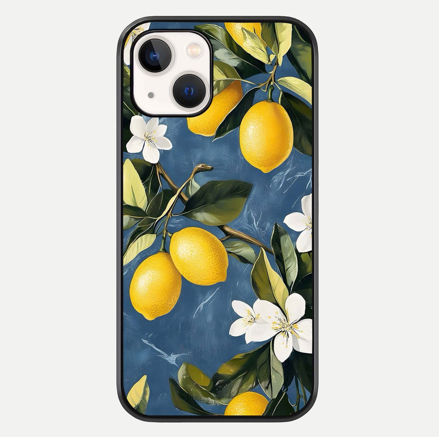 Lemon Dream Garden Glass Case For iPhone 14 by Custom World