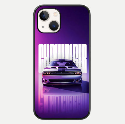 Midnight Muscle Ride Glass Case For iPhone 14 by Custom World