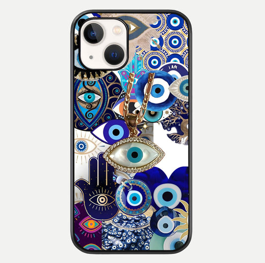 Mystic Charm Eye Glass Case For iPhone 14 by Custom World