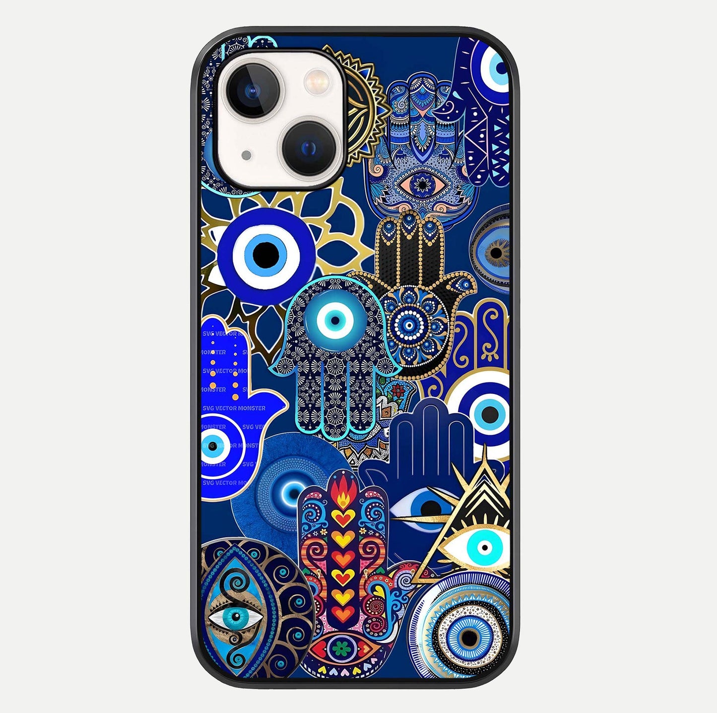 Mystic Palm Guard Glass Case For iPhone 14 by Custom World