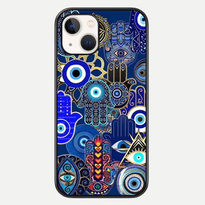 Mystic Palm Guard Glass Case For iPhone 14 by Custom World