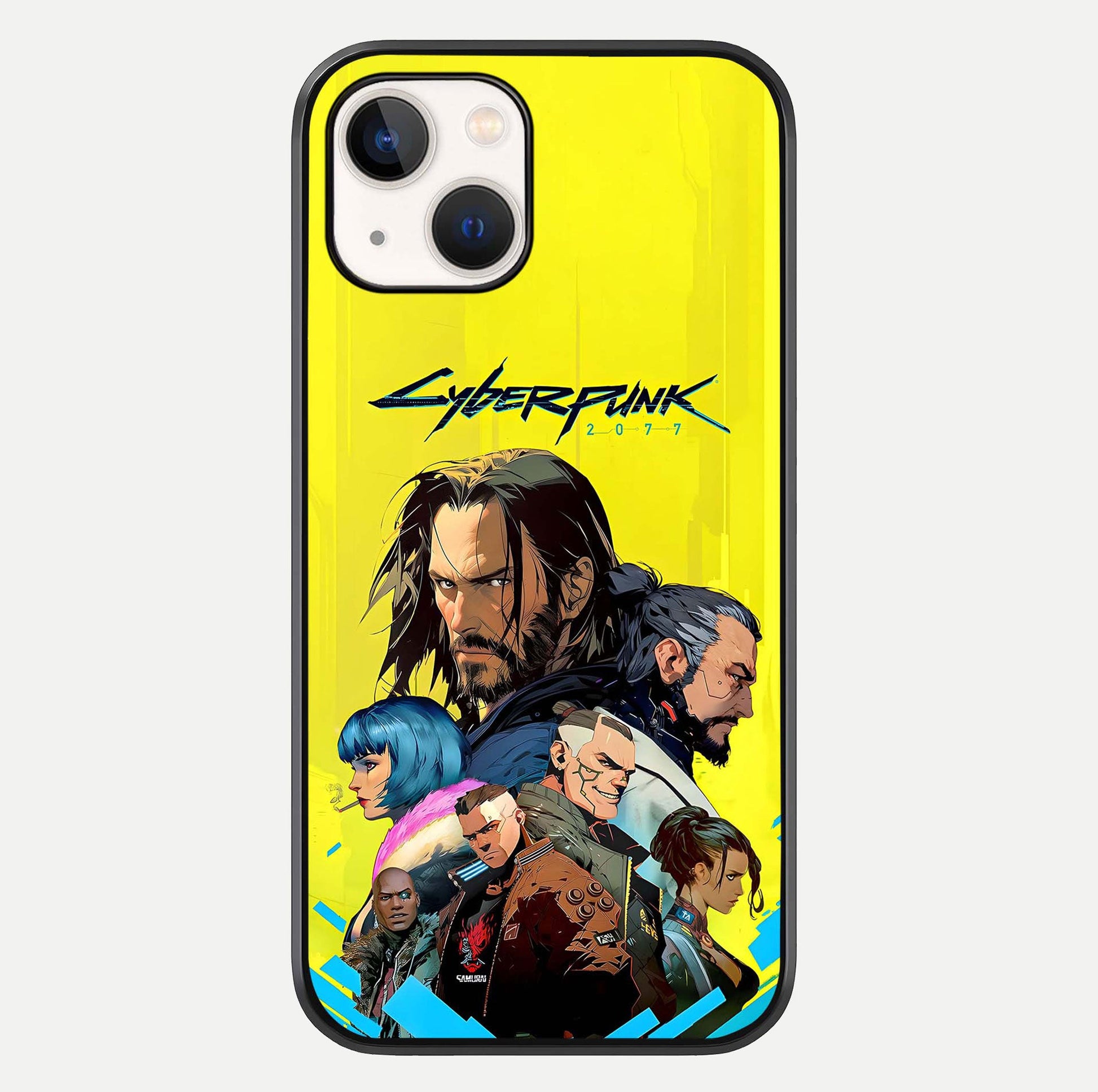 Neon Rebel Genesis Glass Case For iPhone 14 by Custom World