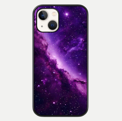 Purple Shade Sky Glass Case For iPhone 14 by Custom World