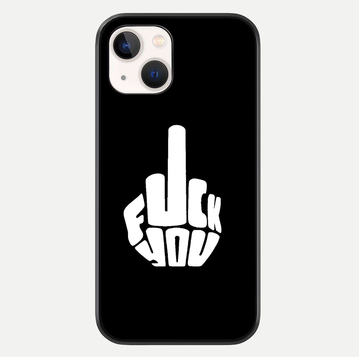 Rebel Mode On Glass Case For iPhone 14 by Custom World