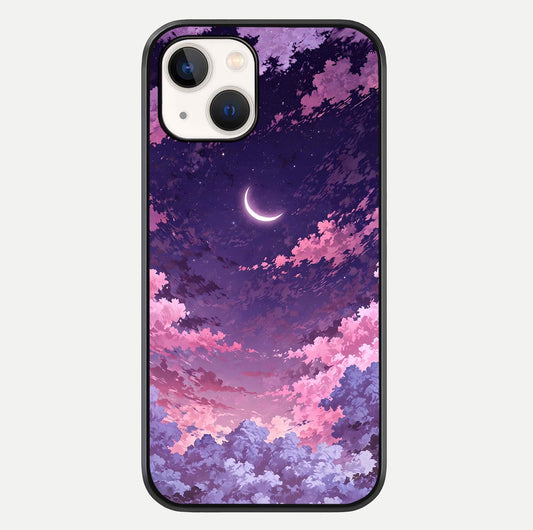 Sky Drift Clouds Glass Case For iPhone 14 by Custom World