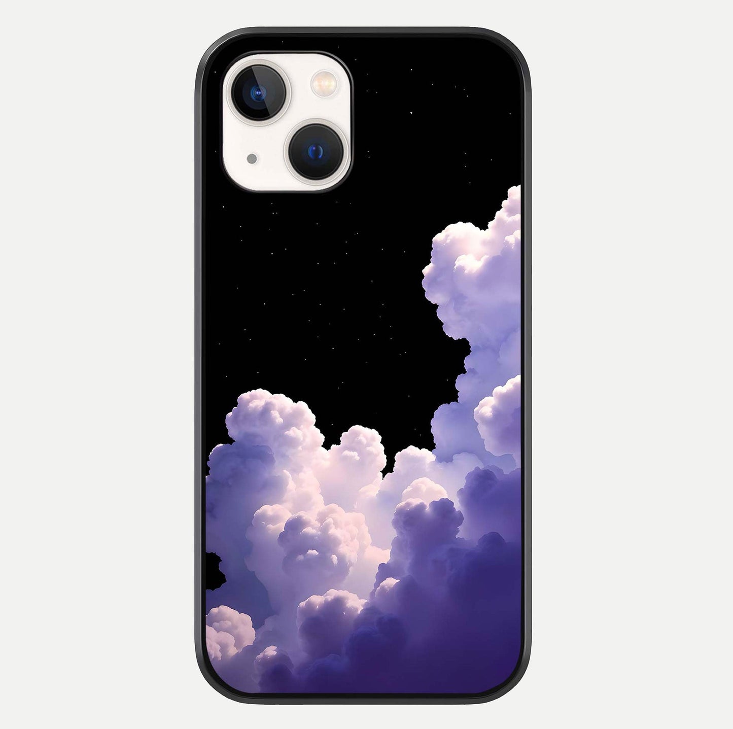 Starlit Night Whispers Glass Case For iPhone 14 by Custom World