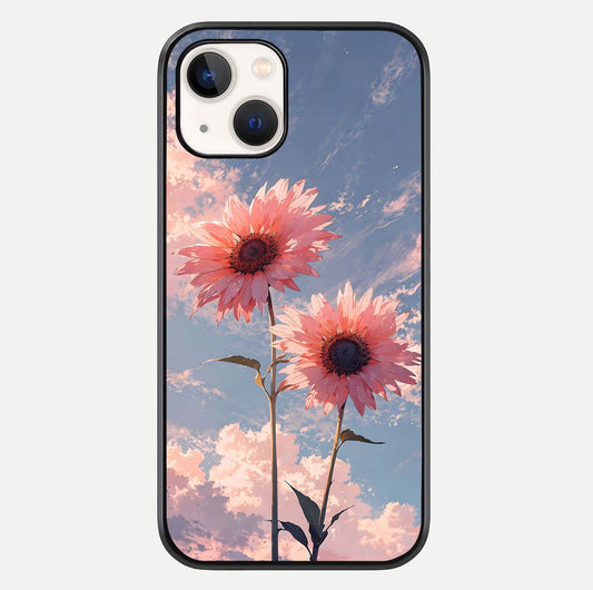 Sunlit Daisy Glow Glass Case For iPhone 14 by Custom World