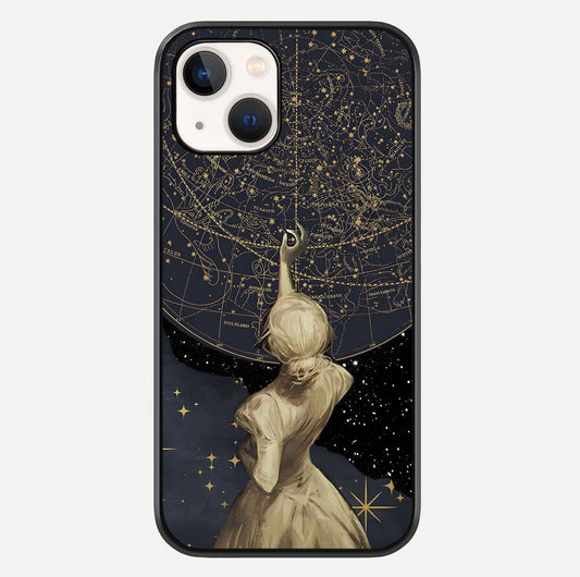 Taylor Swift Girl Glass Case For iPhone 14 by Custom World