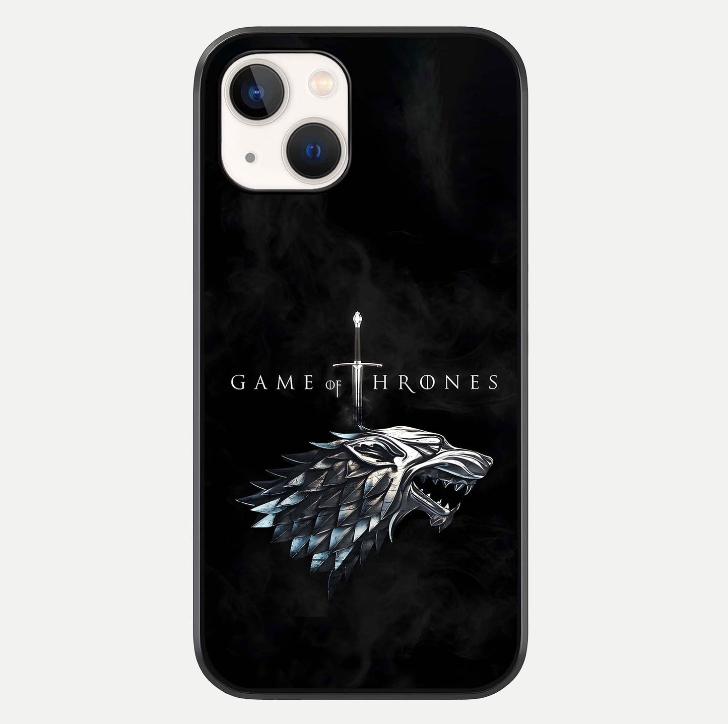 Throne Wolf Legacy Glass Case For iPhone 14 by Custom World