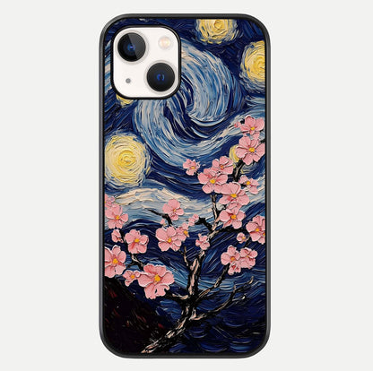 Van Gogh Scenery Glass Case For iPhone 14 by Custom World