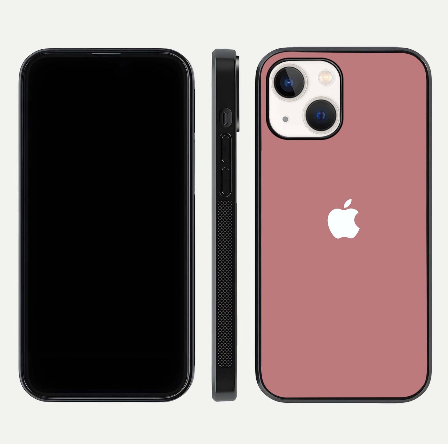 Apple Harmony Glass Case for iPhone 16 Pro front and back mockup showing harmony pattern and clean edge design
