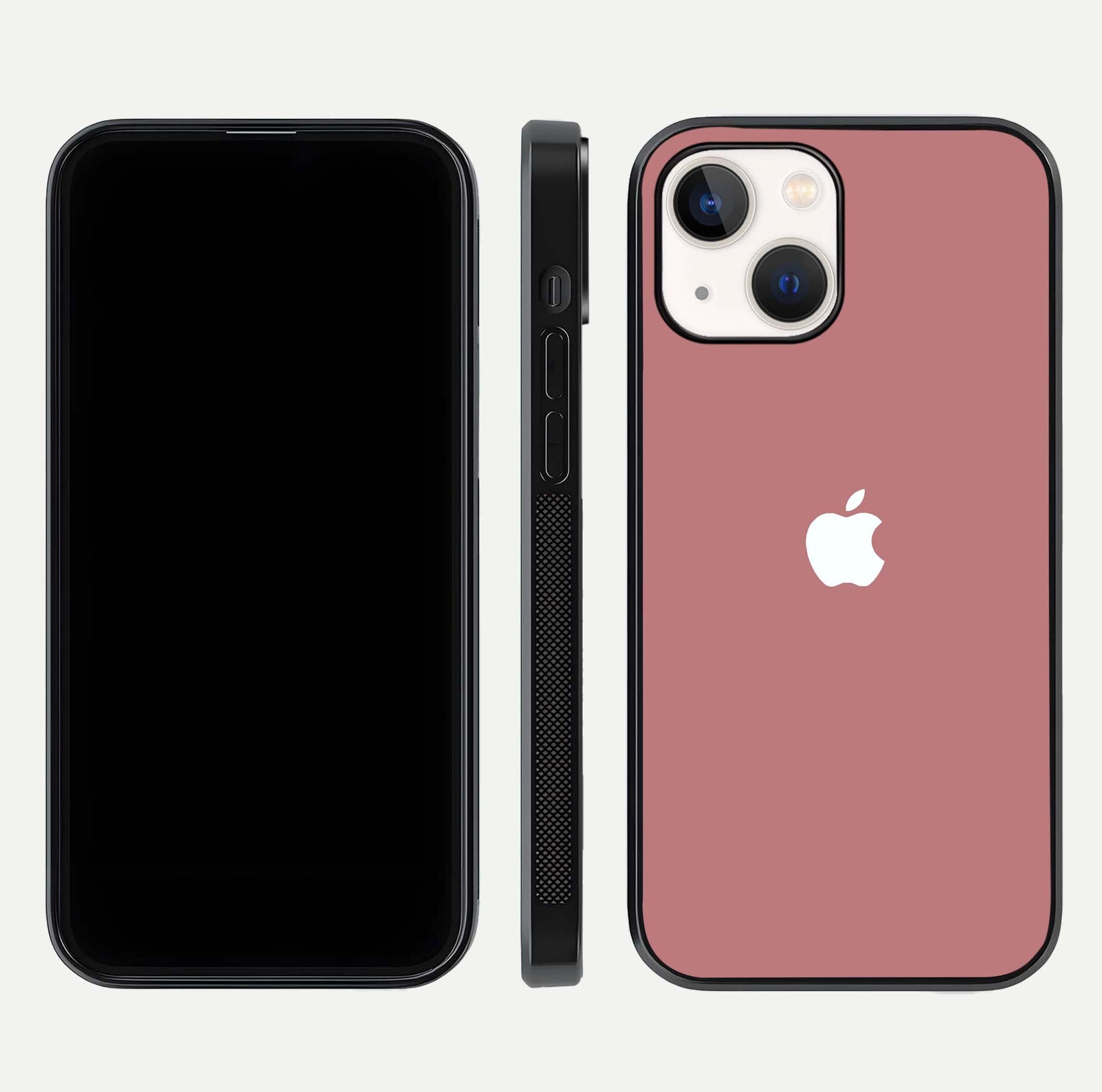 Apple Harmony Glass Case for iPhone 16 Pro front and back mockup showing harmony pattern and clean edge design