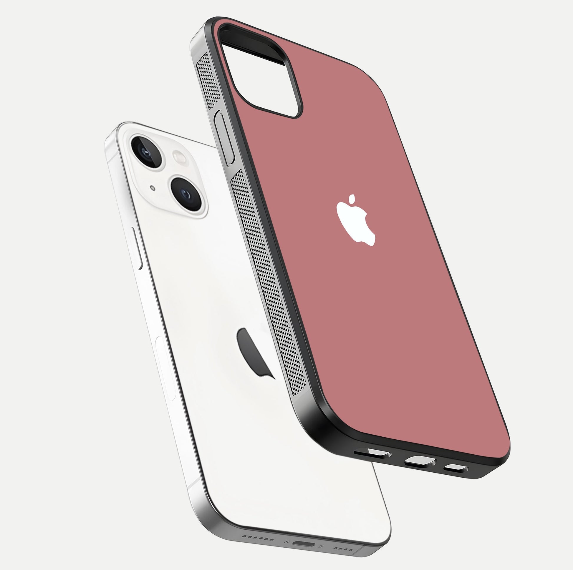 Apple Harmony Glass Case for iPhone 16 Pro floating dual view capturing reflective texture and premium protection