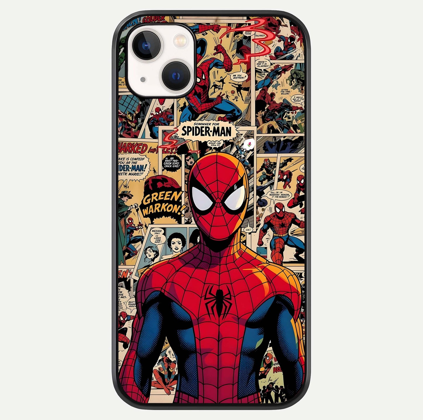 Aesthetic Spider Glass Case For iPhone 16 Pro by Custom World
