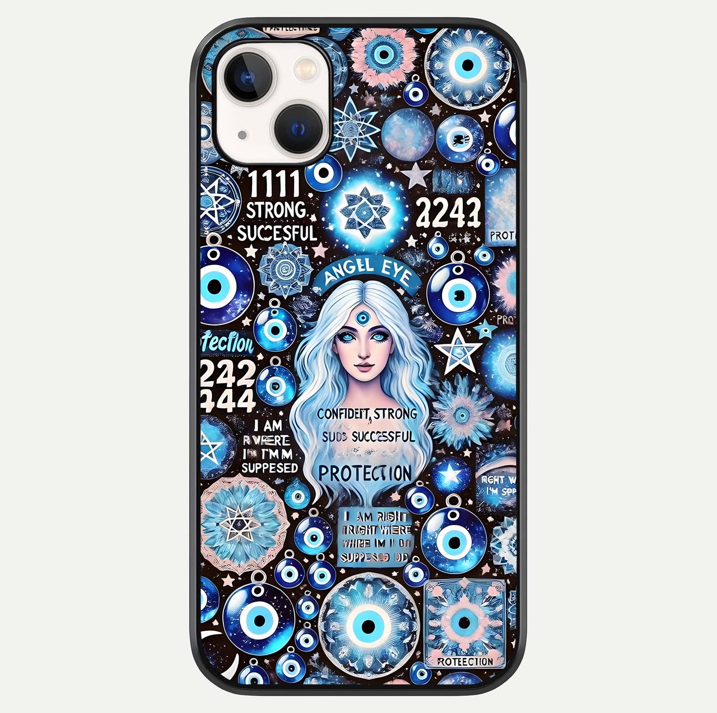 Angel Aura Shield Glass Case For iPhone 16 Pro by Custom World