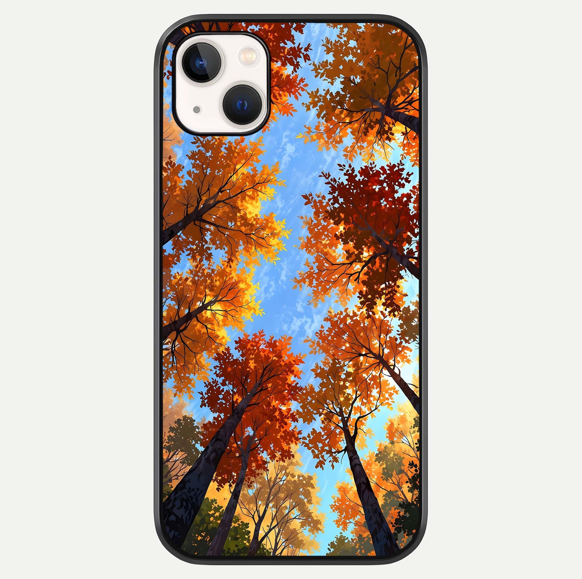 Autumn Sky Rise Glass Case For iPhone 16 Pro by Custom World