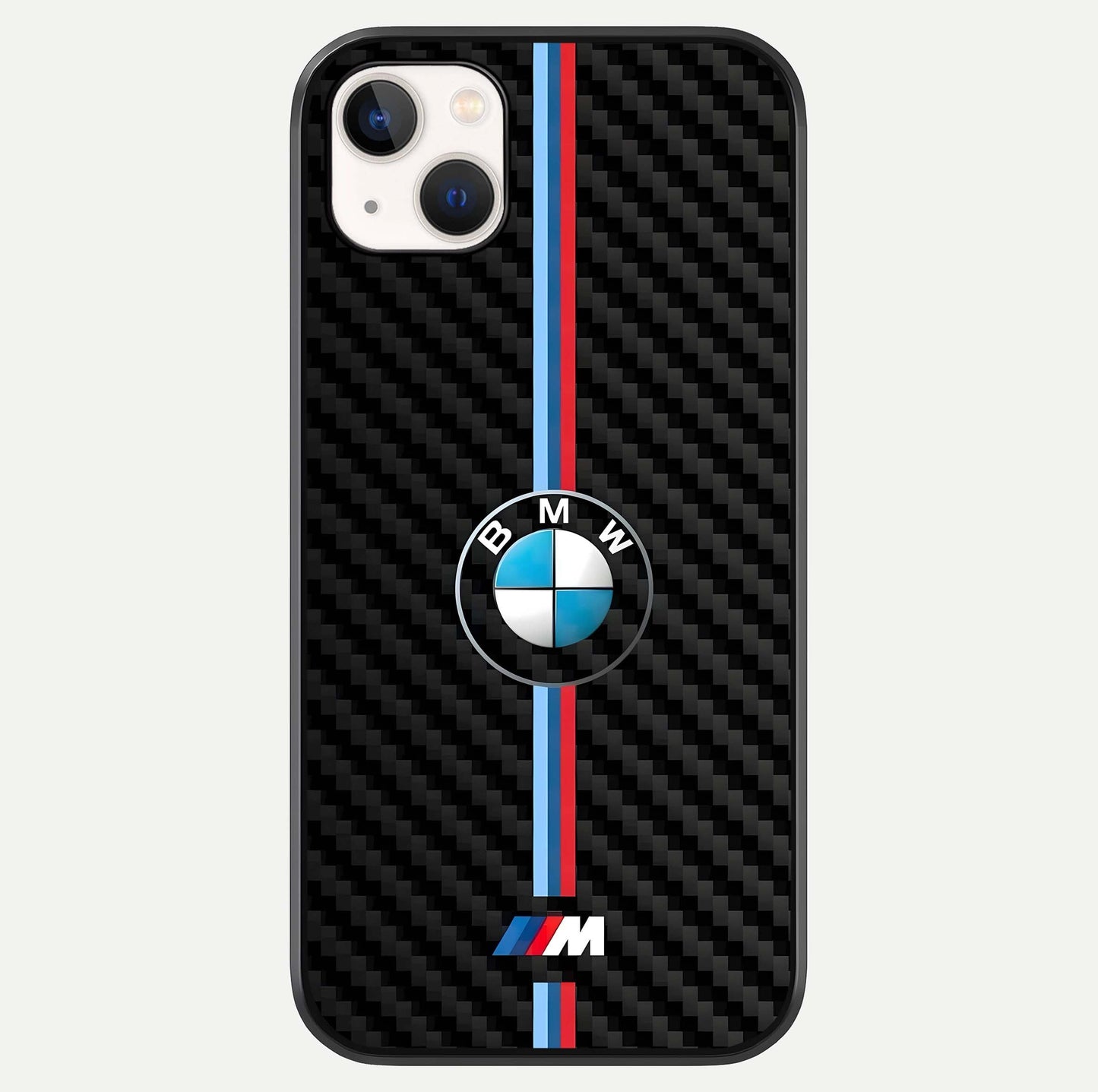 BMW Pattern Glass Case For iPhone 14 Plus by Custom World
