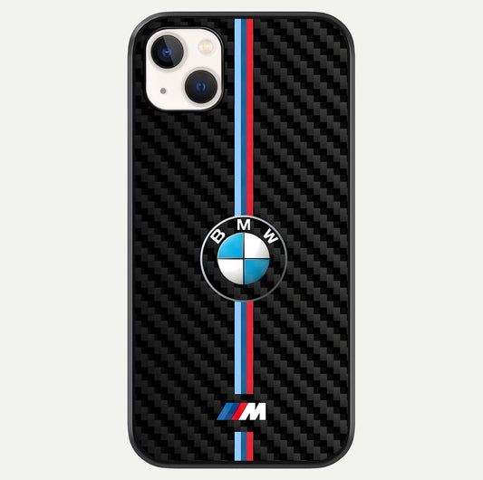 BMW Pattern Glass Case For iPhone 14 Plus by Custom World