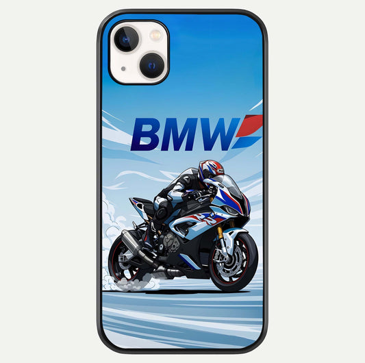 BMW Power Drift Glass Case For iPhone 14 Plus by Custom World