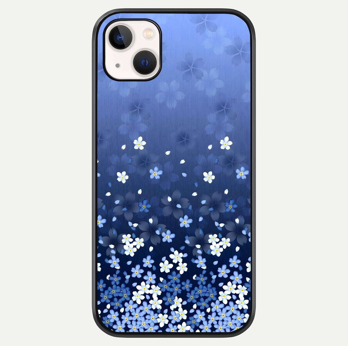 Blue Starry Glass Case For iPhone 14 Plus by Custom World
