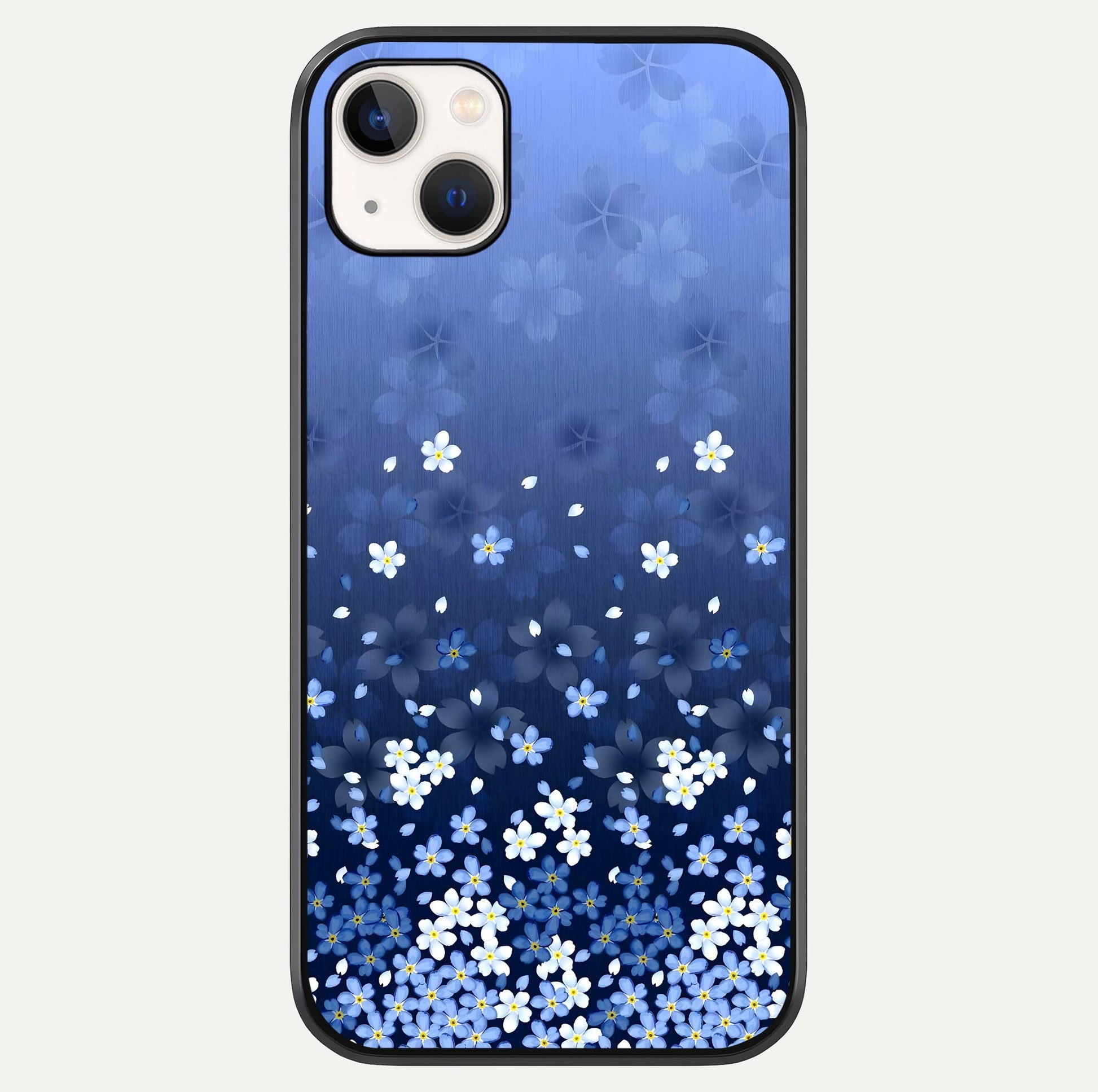 Blue Starry Glass Case For iPhone 14 Plus by Custom World