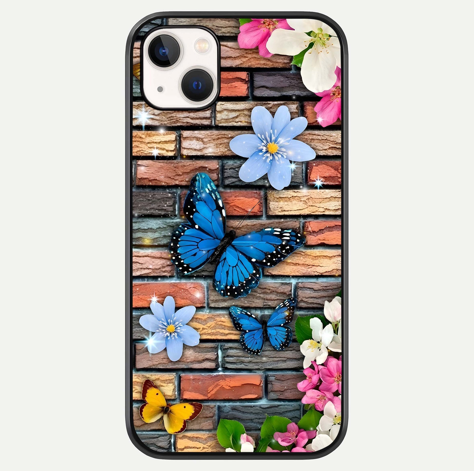 Brick Bloom Flight Glass Case For iPhone 14 Plus by Custom World