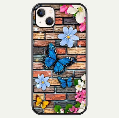 Brick Bloom Flight Glass Case For iPhone 14 Plus by Custom World
