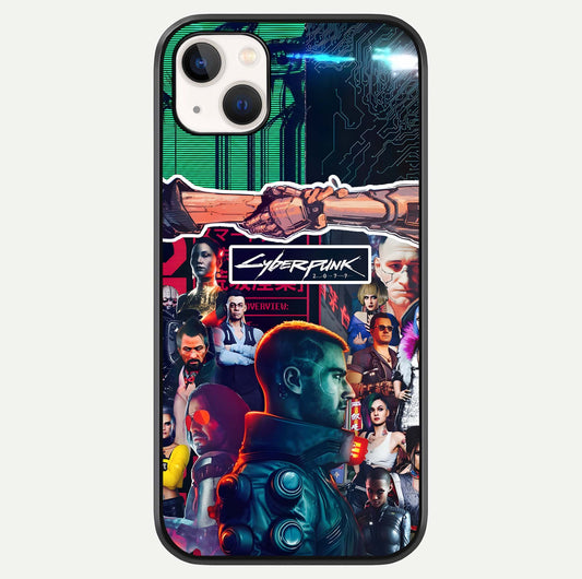 CYBERPUNK Legacy Glass Case For iPhone 14 Plus by Custom World