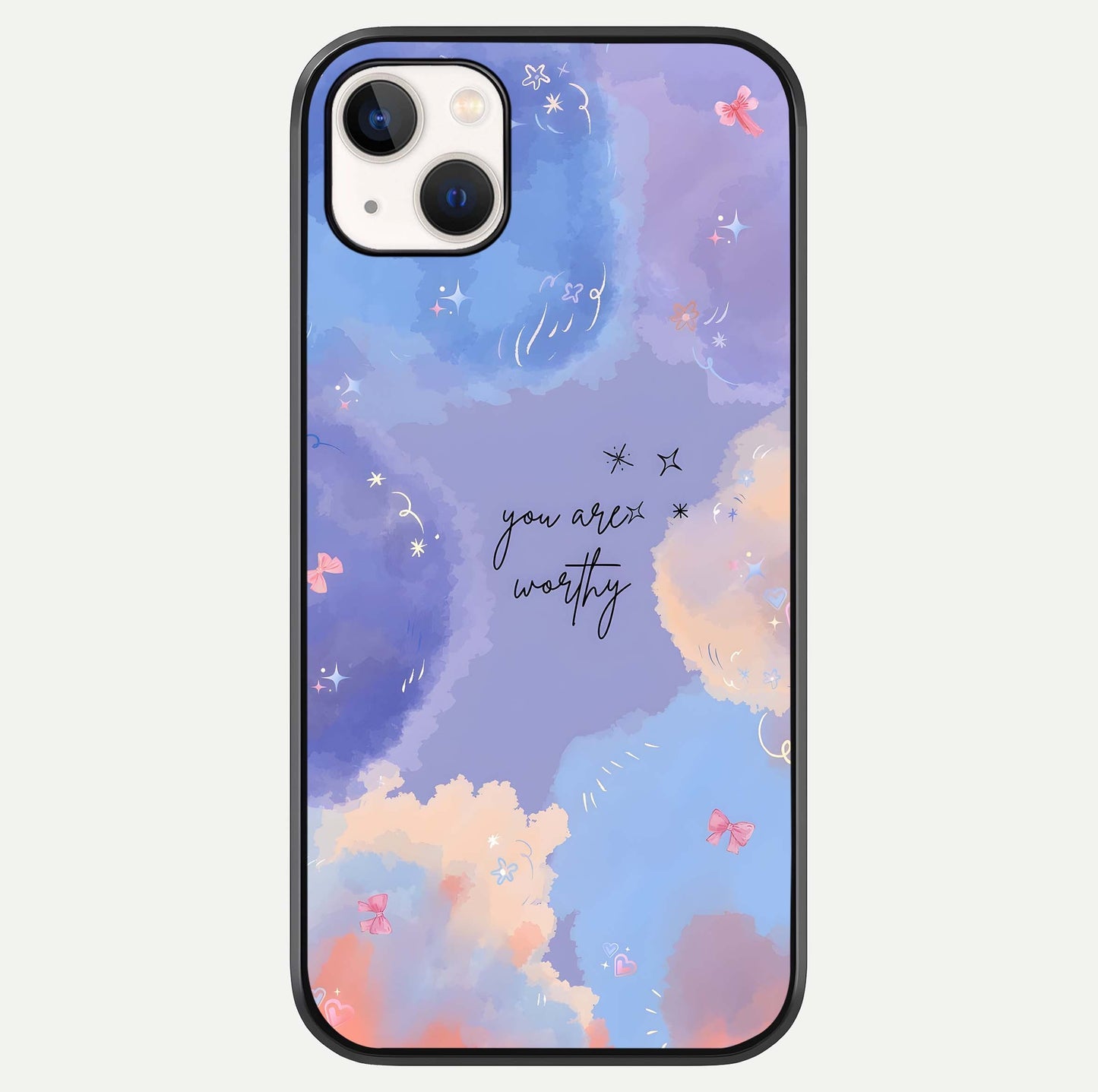 Celestial Cloud Magic Glass Case For iPhone 14 Plus by Custom World
