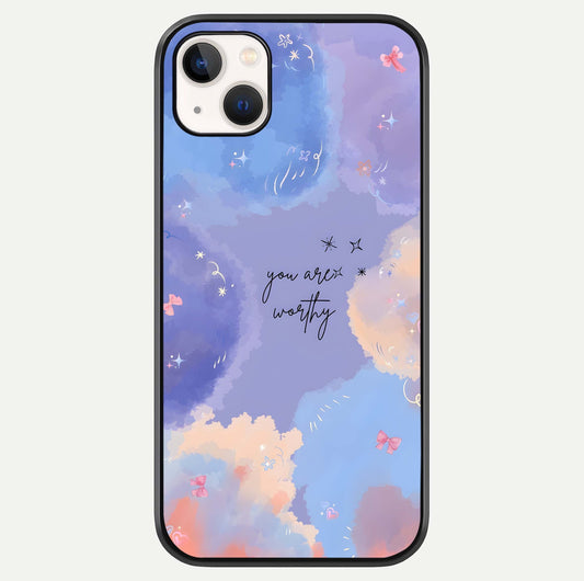 Celestial Cloud Magic Glass Case For iPhone 14 Plus by Custom World
