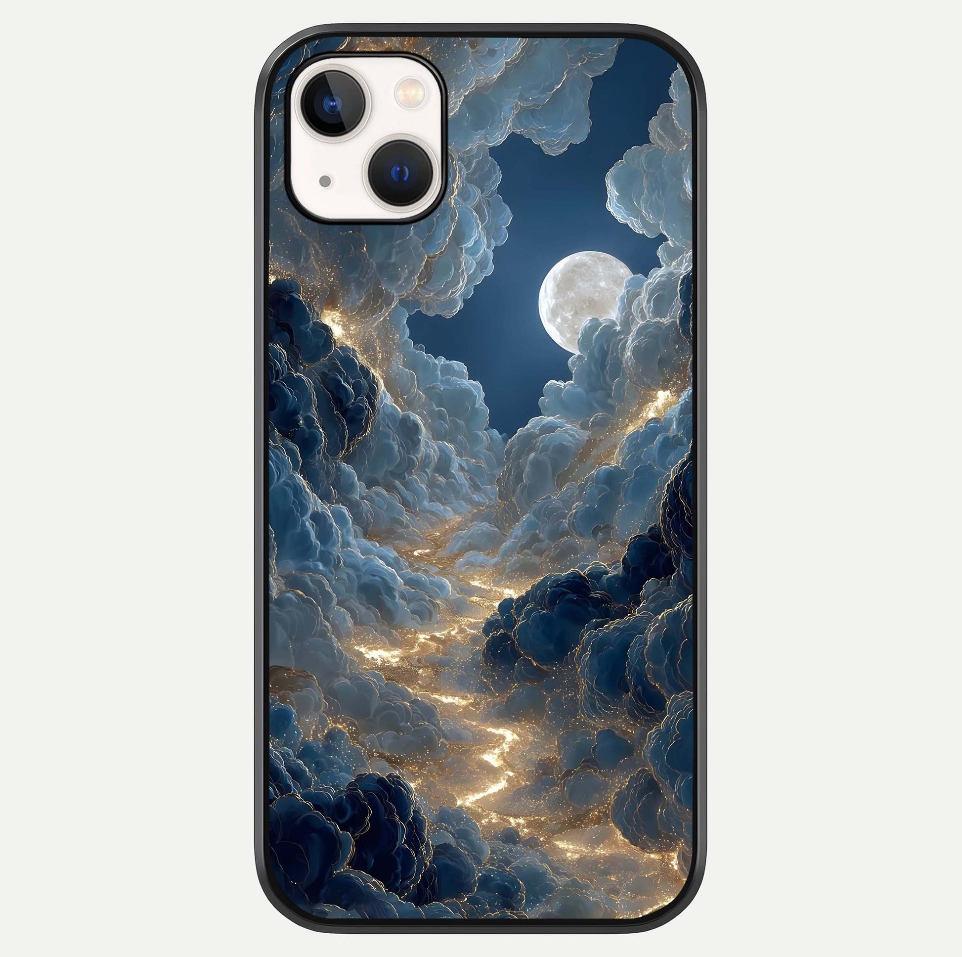 Celestial Cloud Road Glass Case For iPhone 14 Plus by Custom World