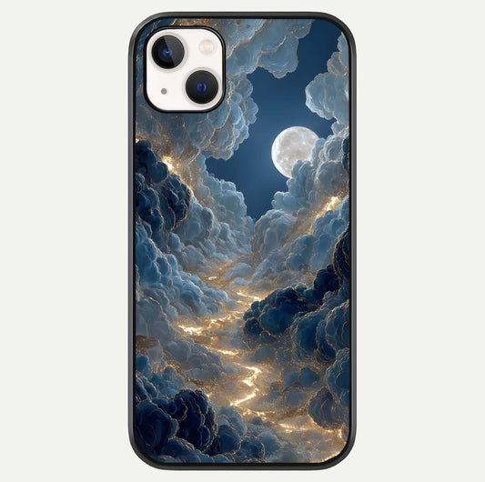Celestial Cloud Road Glass Case For iPhone 14 Plus by Custom World