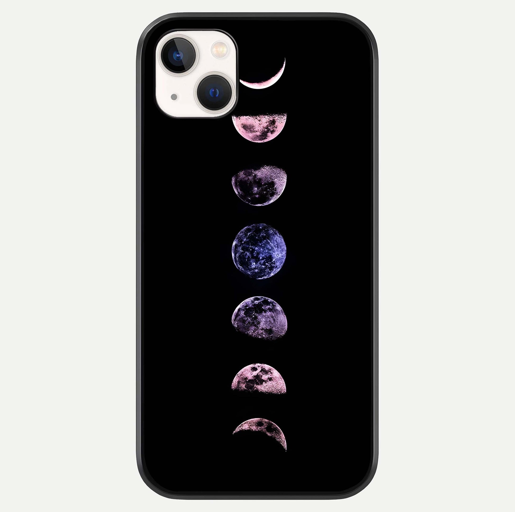 Crimson All Planets Glass Case For iPhone 14 Plus by Custom World