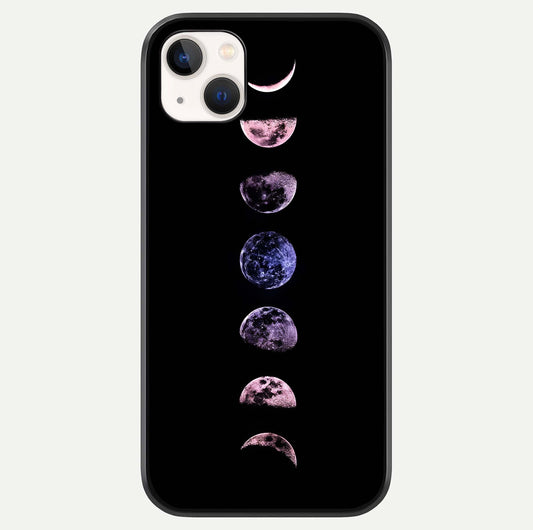 Crimson All Planets Glass Case For iPhone 14 Plus by Custom World