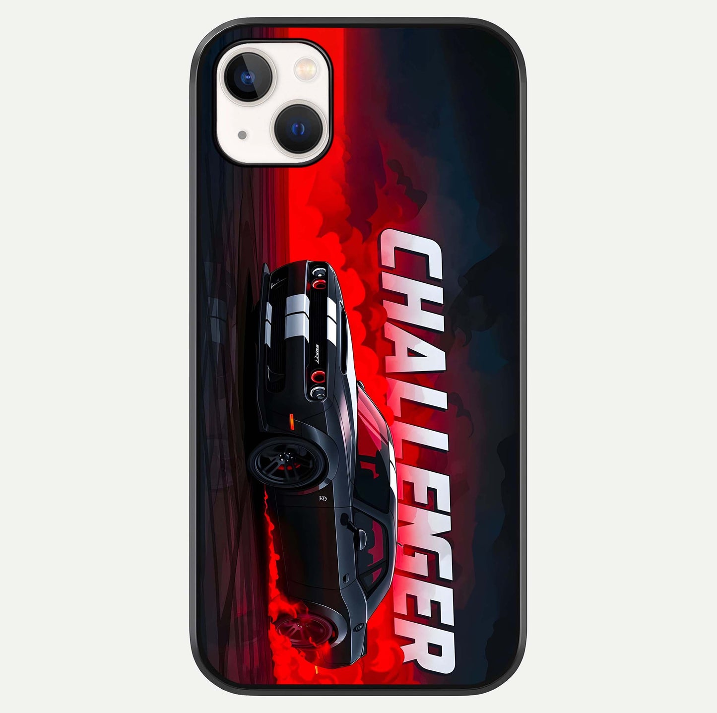 Crimson Challenger Fury Glass Case For iPhone 14 Plus by Custom World