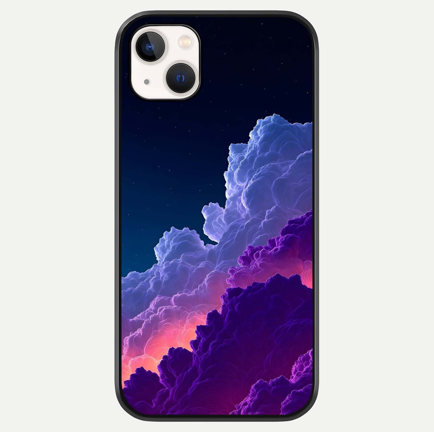 Dreamy Cloud Skies Glass Case For iPhone 14 Plus by Custom World