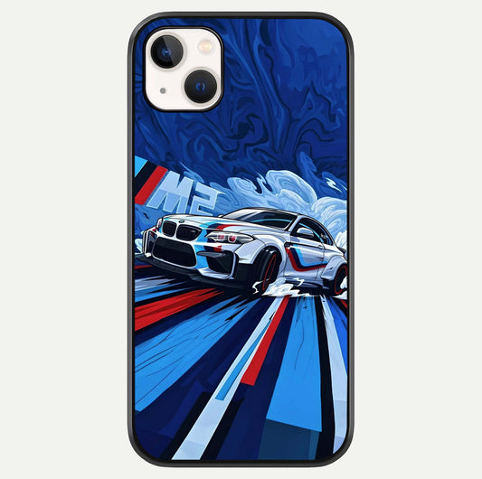 Drift Power Rush Glass Case For iPhone 14 Plus by Custom World
