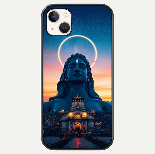 Eternal Shiva Aura Glass Case For iPhone 14 Plus by Custom World
