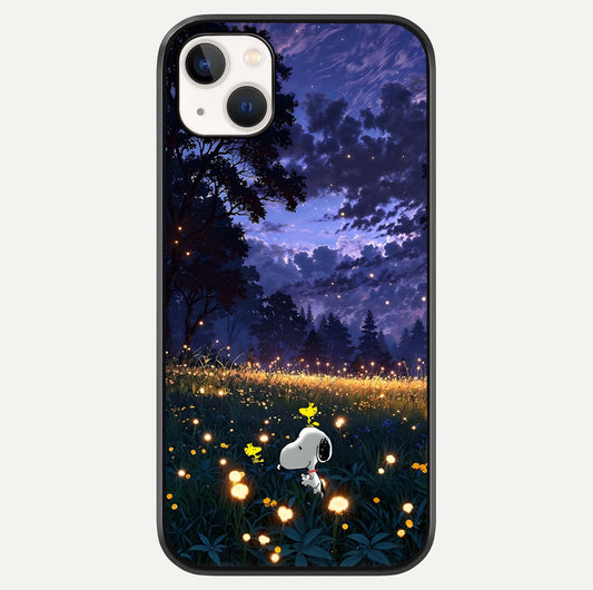 Firefly Meadow Magic Glass Case For iPhone 14 Plus by Custom World
