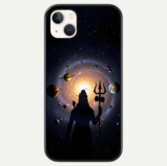 Galactic Shiva Vision Glass Case For iPhone 14 Plus by Custom World