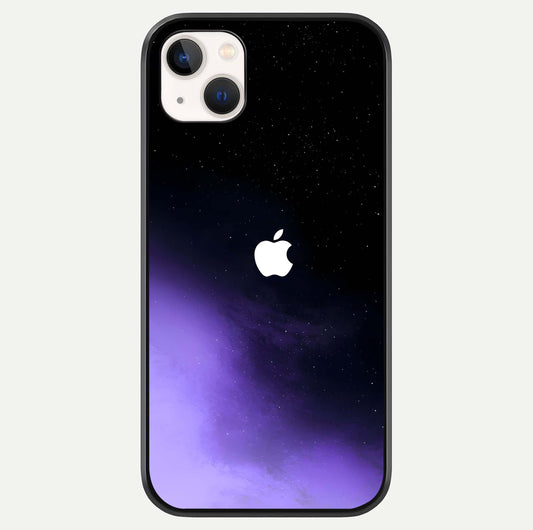 Galaxy Apple Aura Glass Case For iPhone 14 Plus by Custom World