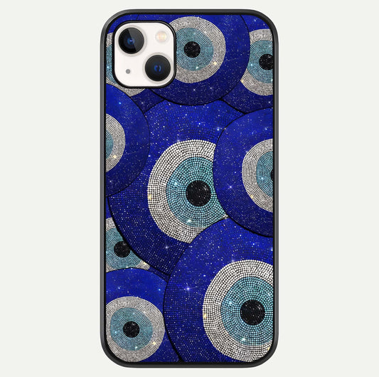 Galaxy Eye Flow Glass Case For iPhone 14 Plus by Custom World